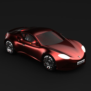 阿特加概念车-3d模型源文件/犀牛模型/汽车模型/可编辑