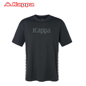 Kappa卡帕串标短袖男运动T恤夏季休闲圆领半袖K0B32TD67