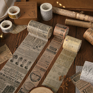 暮光之城和纸胶带哥特风复古文颜系列英文旧报纸手帐背景拼贴素材