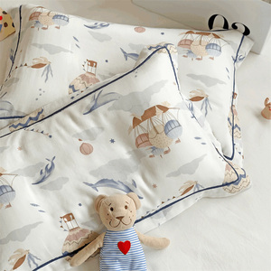 卡通A类竹纤维儿童枕套亲子枕头套宝宝学生乳胶枕芯套40x60枕巾