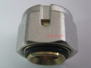 地暖分水器连接件 铜管接头 地暖活接管件 铝塑管件1216 1620