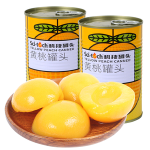 新鲜特产砀山糖水黄桃罐头科技水果罐头 425克x5罐 312克x6罐自选