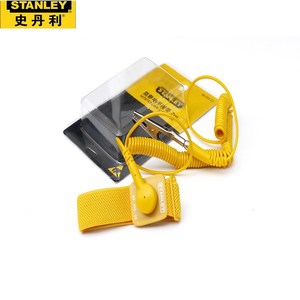 STANLEY史丹利防静电手腕带 防静电手环 静电带 2米线 66-002-23
