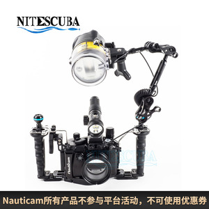 Nauticam潜水壳适用于Sony索尼RX100 V 黑卡5配潜水闪灯YSD2J套装