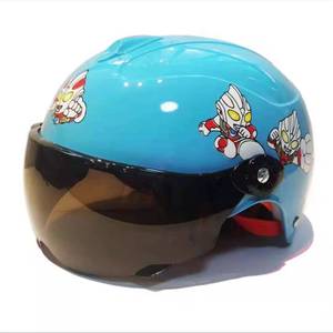 儿童头盔电动车男女通用加厚清凉四季轻便式女可爱卡通小孩安全帽