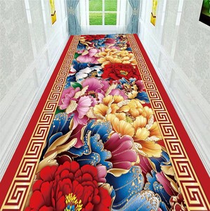 可定制长条家用门厅玄关地垫过道楼梯地毯防滑垫满铺宾馆走廊地毯