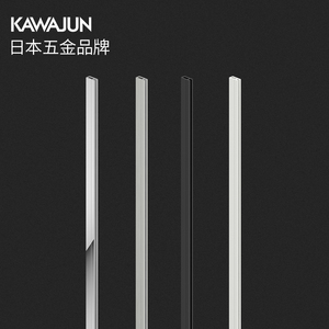 KAWAJUN单排孔AA柱D类型服装店展示柜墙柱层板托梯柱嵌入式槽条