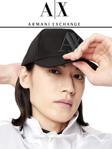 A丨X ARMANI EXCHANGE 阿玛尼AX男士棒球帽鸭舌帽子高端品牌代购