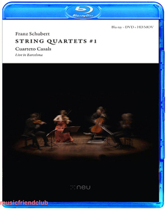 舒伯特弦乐四重奏 Cuarteto Casals 卡萨尔斯四重奏团 (蓝光25G)