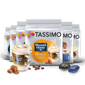 Tassimo 博世胶囊咖啡机 LOR拿铁卡布意式 焦糖玛奇朵妙卡咖啡粉