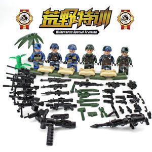阿尔法特战小队兼容乐高小人仔海豹突击队海军空军拼装玩具积木。