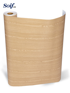 soif进口环保加厚自粘家具翻新贴纸波音片衣柜木纹PVC实木水曲柳