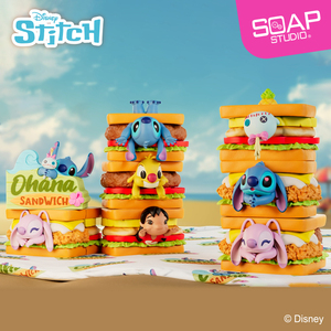【预售】Soap Studio迪士尼史迪奇系列三明治叠叠乐摆件盲盒潮玩