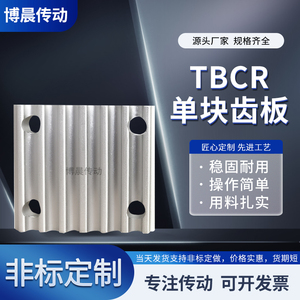3M/5M/8M/MXL/L/H/T5/T10/S2M单块齿板TBCR 同步带配套金属件压板