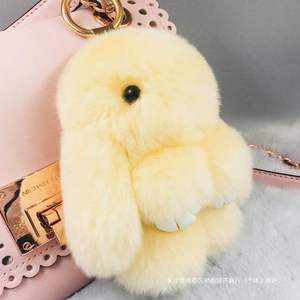 新品新款獭兔玩偶小兔子毛绒玩具装死挂饰垂耳兔公仔长毛兔兔书包