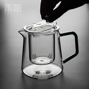 玻璃茶壶耐热泡茶壶过滤耐高温煮茶壶水壶套装泡茶器煮花茶养生壶