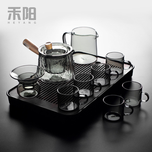 禾阳侧把玻璃茶壶加厚耐高温煮茶壶带过滤泡茶家用茶水分离冲茶壶