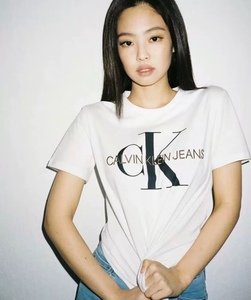 韩国代购专柜正品新款Calvin Klein宽松短袖T男女同款INS