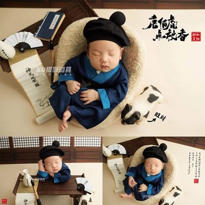 KD摄影道具儿童服装百天周岁满月婴儿龙宝宝拍照新生儿的主题z416