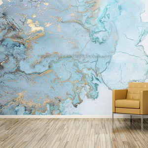 8D北欧风电视背景壁纸壁画客厅沙发无缝墙布卧室复古烫金抽象墙纸