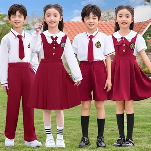 国庆儿童合唱服男女中小学生诗歌朗诵主持演出服幼儿园开学季班服