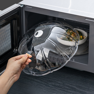微波炉盖罩专用器皿防油防溅加热盖子耐高温碗盖食品级玻璃热菜罩