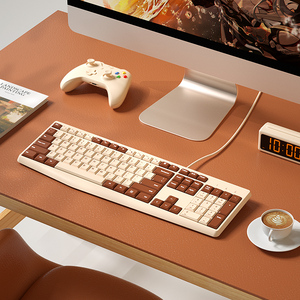 BOW 静音电脑键盘有线鼠标套装外接笔记本台式机械手感办公打游戏