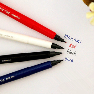 。韩国monami慕那美彩色水性笔慕娜美签字纤维笔勾线替芯