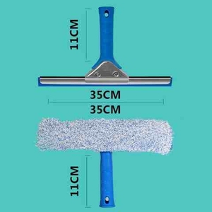 玻璃刷刮条括水器清洗器单层钢化硅胶擦窗器神器胶条双层清洁器玻