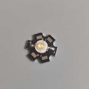 5个超高亮LED灯珠 大功率LED白光源带散热铝基板 DIY强光手电灯芯
