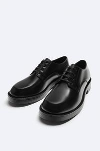 3月ZARA正品国内代购2432/320  2432320男士系带皮鞋