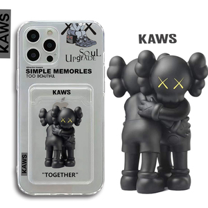 kwas潮牌适用12pro/max手机壳卡套卡包iphone13透明11软壳xs/xr男