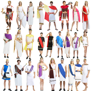 万圣节派对服装 cos古罗马议员希腊女神服装男女成人宙斯武士衣服