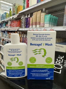 加拿大发货Benzagel班赛青春痘洗面奶洁面乳含5% 的过氧化苯甲酰