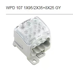 WPD 107 1X95/2X35+8X25 GY 魏德米勒电源分配端子 1562220000