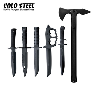 冷钢COLDSTEEL橡胶系列武术训练短刀战斧户外合法防身自卫