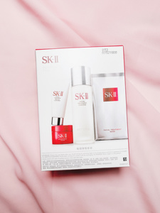 SK-II/SK2/SKII护肤套装护肤精华露神仙水套盒 75ML 肌源面霜套装