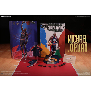 【现货】ENTERBAY 迈克尔.乔丹 巴塞罗那1992限量版 蜡像级人偶