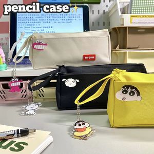 笔袋ins日系女生韩版简约学生初中笔袋笔盒大容量铅笔袋男高颜值