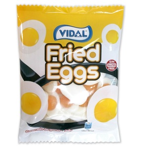 韩国直发VIDAL西班牙彼糖乐软糖奶油鸡蛋Q糖儿童匹萨糖果袋装零食