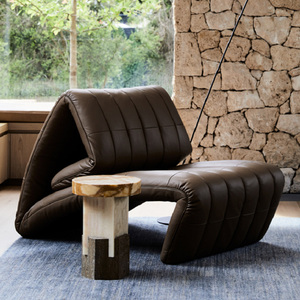 巴塞罗那单人沙发椅设计师阳台客厅卧室多功能休闲躺椅拳头椅真皮