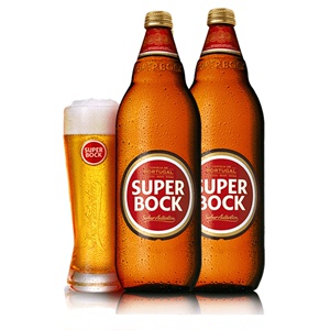 【进口】超级波克1L*6瓶装葡萄牙黄啤SuperBock啤酒整箱清仓