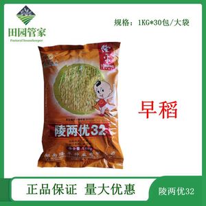 陵两优32 水稻 杂交种子早稻高产优质 水稻 种子1000g