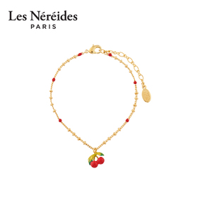 Les Nereides40周年限定纪念系列小樱桃手链手工吊坠情侣闺蜜