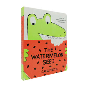 西瓜籽 英文原版 The Watermelon Seed 纸板书 苏斯博士奖 获奖绘本 儿童趣味故事绘本 2-6岁