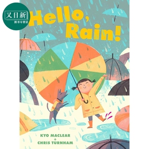 Chris Turnham 小雨点 你好 Hello Rain 精品绘本 绘本故事书英文原版3-6岁