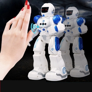 盈佳6088遥控智能机器人玩具智能对话唱歌跳舞电动新威尔机械战警