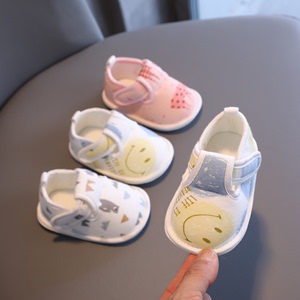 婴儿鞋春夏季0一1岁男女宝宝鞋6十个月8软底鞋学步不掉鞋步猫咪家