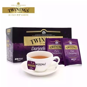 英国川宁Twinings 红茶 欧式大吉岭25片装 袋泡茶红茶包奶茶专用