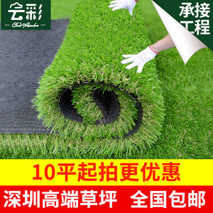 仿真草坪屋顶隔热地毯绿色塑料水果垫人工户外假草人造围挡